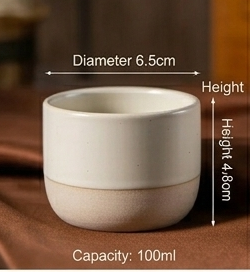 Vintage Coffee Mug 100ml 180ml 230ml ceramics Tea cup Japanese-style cafes Drinkware Stoneware Espresso for Restaurants Hotels