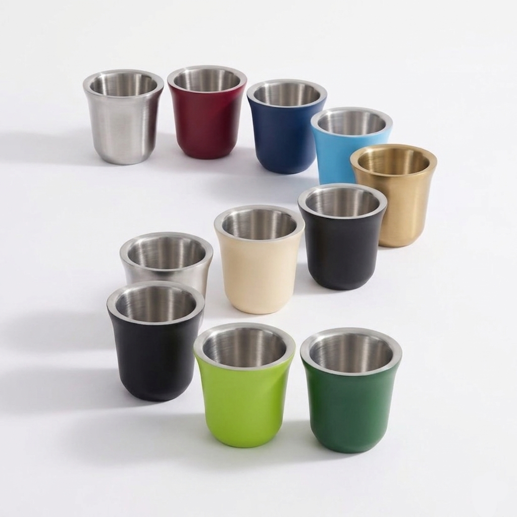 Stainless Steel Espresso Cups