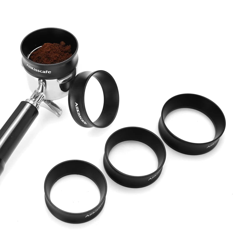 AliKisscafe Coffee Dosing Ring Magnetic Espresso Funnel 51mm 53mm 58mm Delonghi Breville Portafilter Accessories Barista Tools