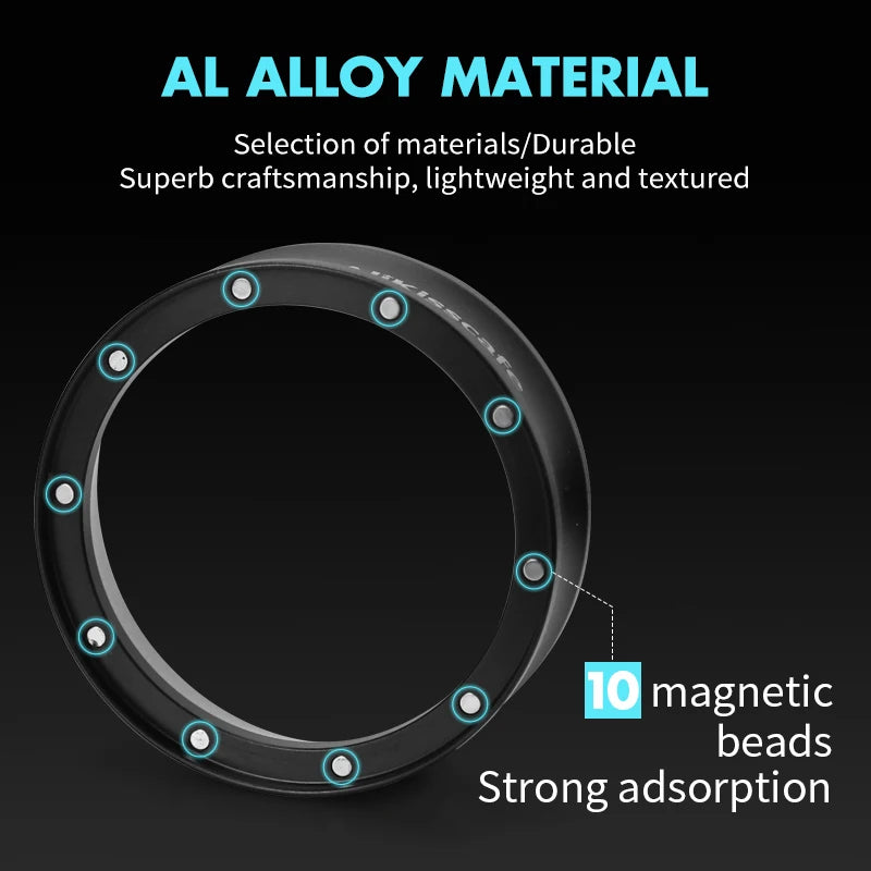 AliKisscafe Coffee Dosing Ring Magnetic Espresso Funnel 51mm 53mm 58mm Delonghi Breville Portafilter Accessories Barista Tools