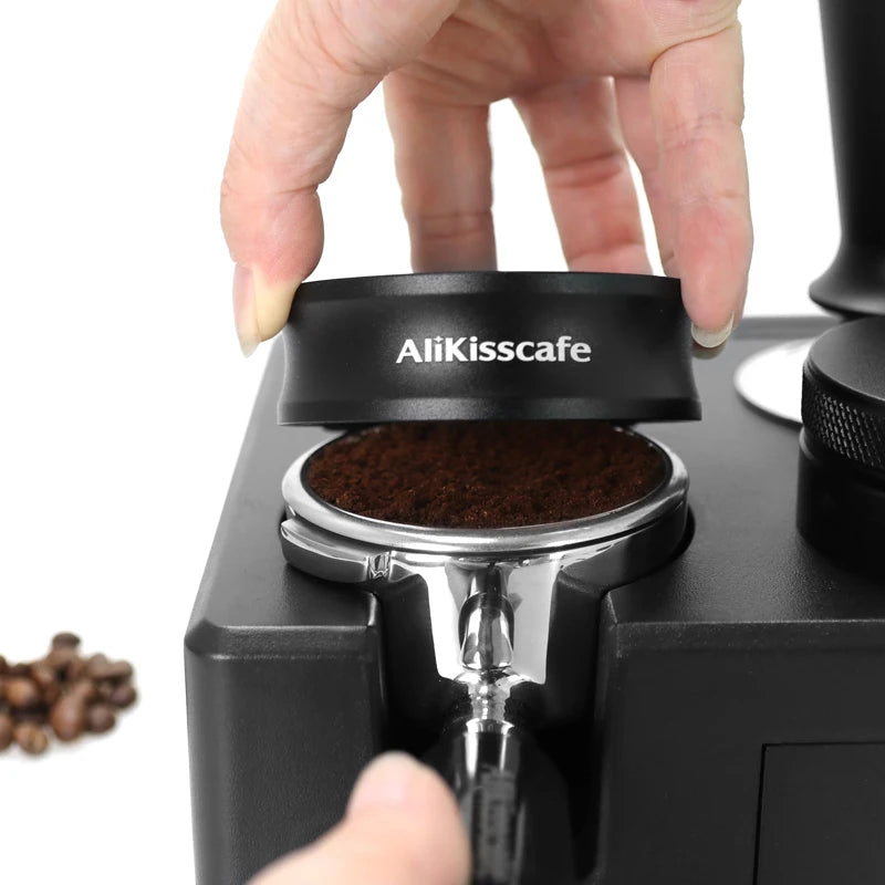 AliKisscafe Coffee Dosing Ring Magnetic Espresso Funnel 51mm 53mm 58mm Delonghi Breville Portafilter Accessories Barista Tools